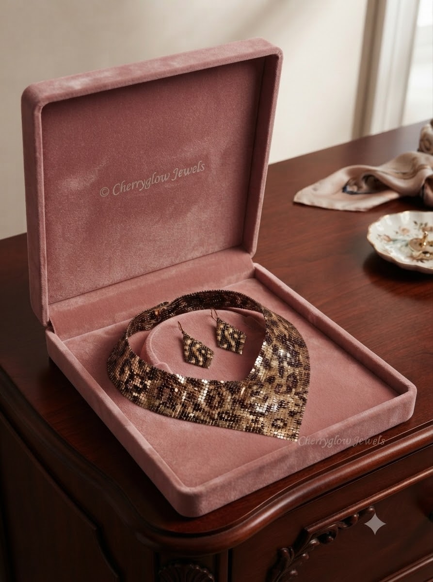 Cherryglow Wild Catwalk Gold Mesh Set